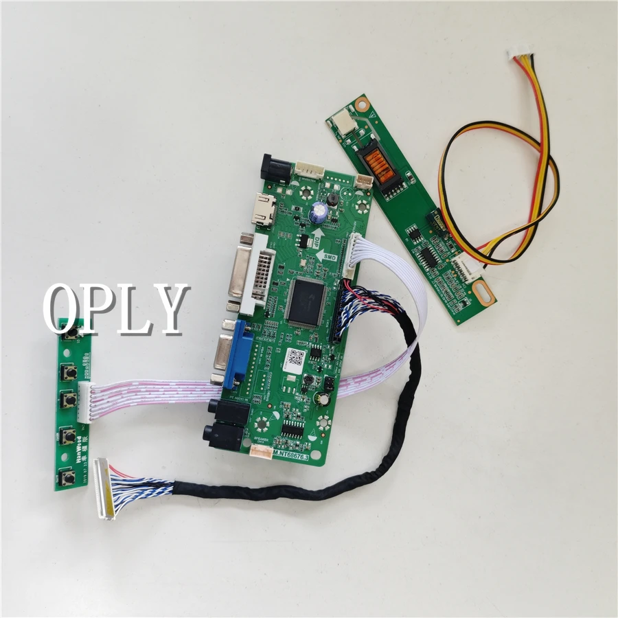 

Комплект M.NT68676 Плата контроллера HDMI-совместимый VGA DVI для LP156WH1 LP156WH1-TLA3 LP156WH1-TLC1 15,6 дюйма Creen 1366X768 DIY
