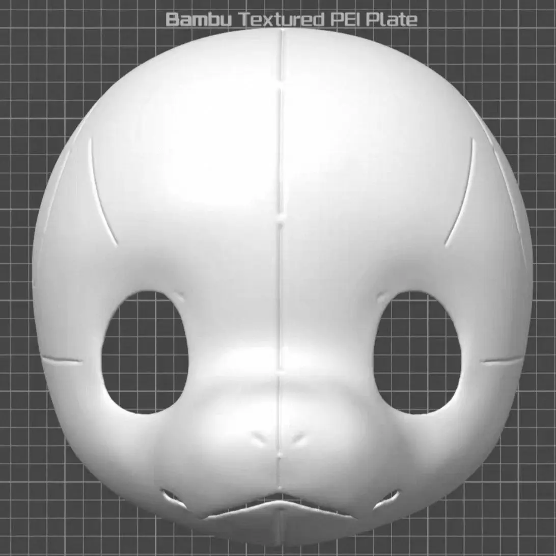 Fursuit Kemono Base Dragon Mask Skull Super Cute 3D Printing  Furry Beast Set Skull DIY Semi-finished Cosplay Anime Accessories