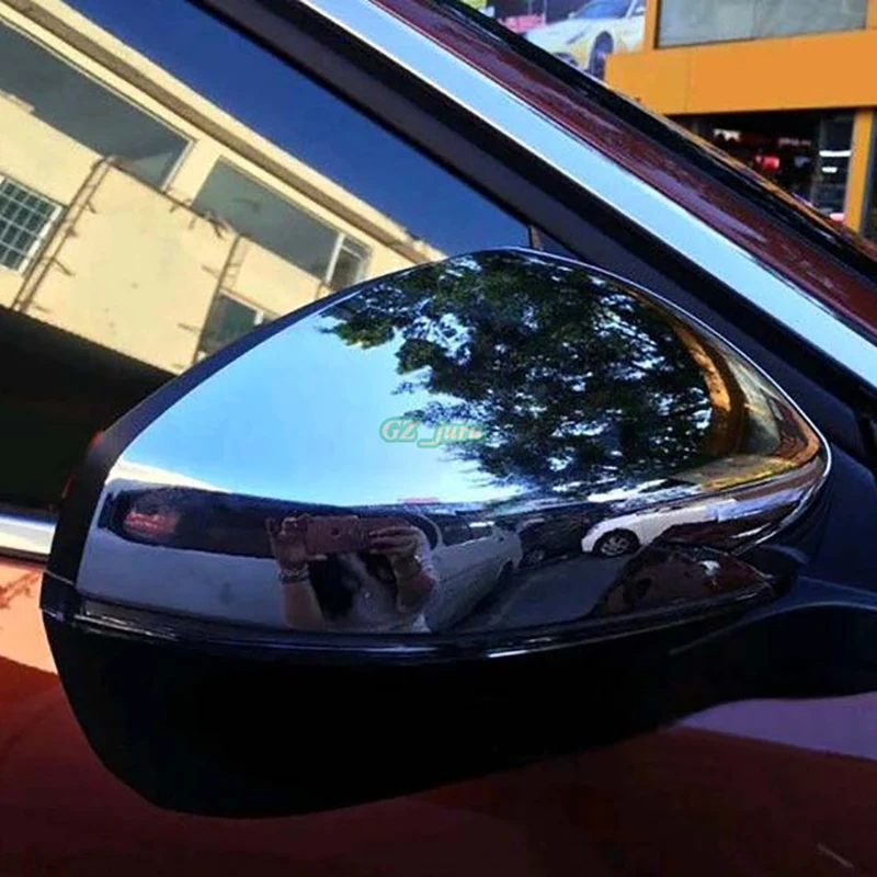 Car styling 2016 2017 2018 2019  for Peugeot 3008 GT 3008GT ABS Chrome Rearview Mirror Cover trim 2pcs