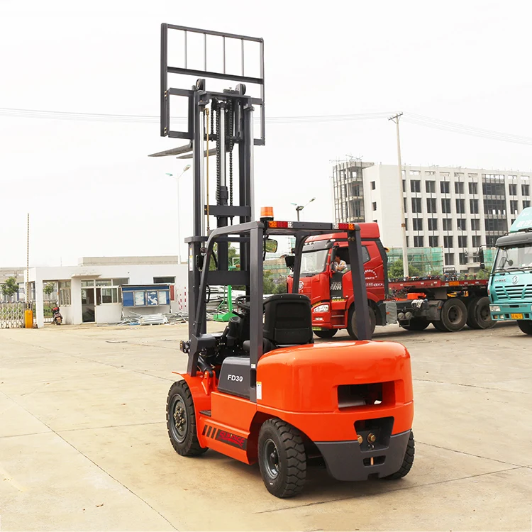 High Quality Heli Forklift Truck 3000mm Height Japanese Engine 3 Ton for Diesel Forklift For Material Handing