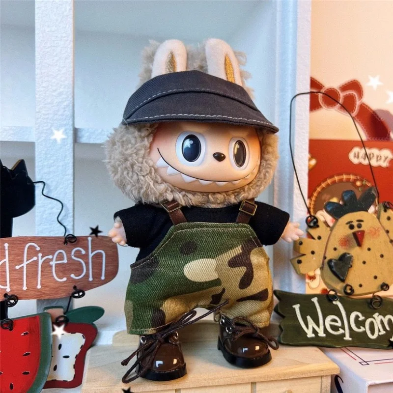 Vêtements tendance Labubu de 17cm, accessoires de tenue, vêtements de poupée idole (sans poupée)