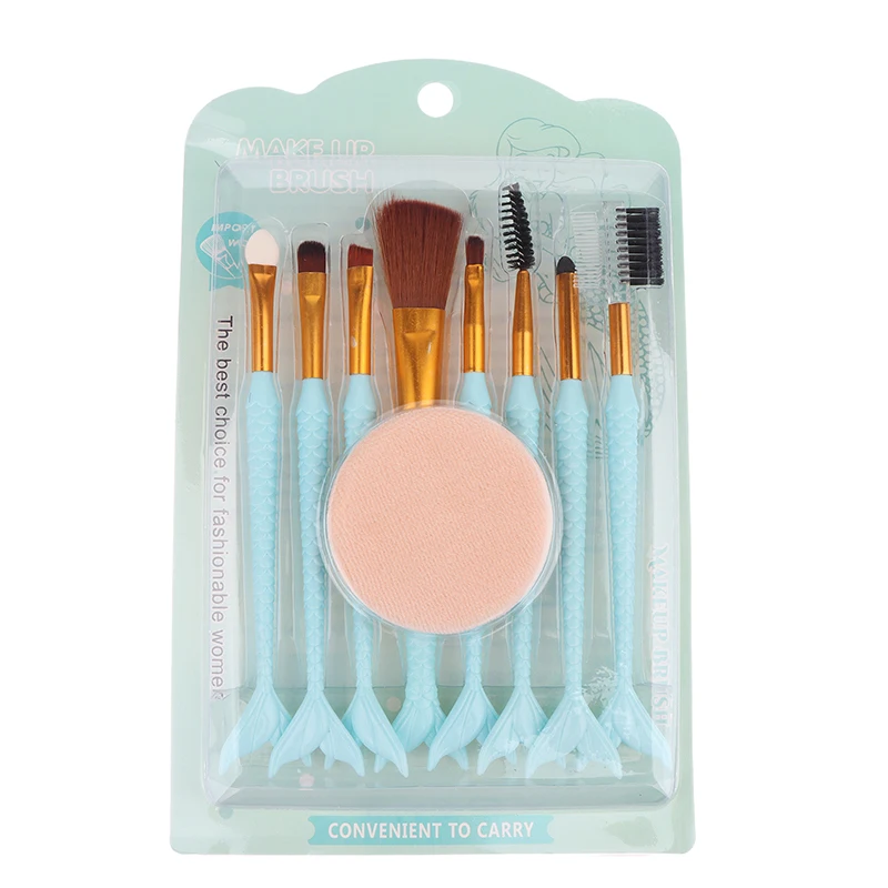 5/12pcs Travel Makeup Brushes Set Easy-taken Mini Makeup Brush Set With Case Mirror Small Complete Function Cosmetic Brushes Kit