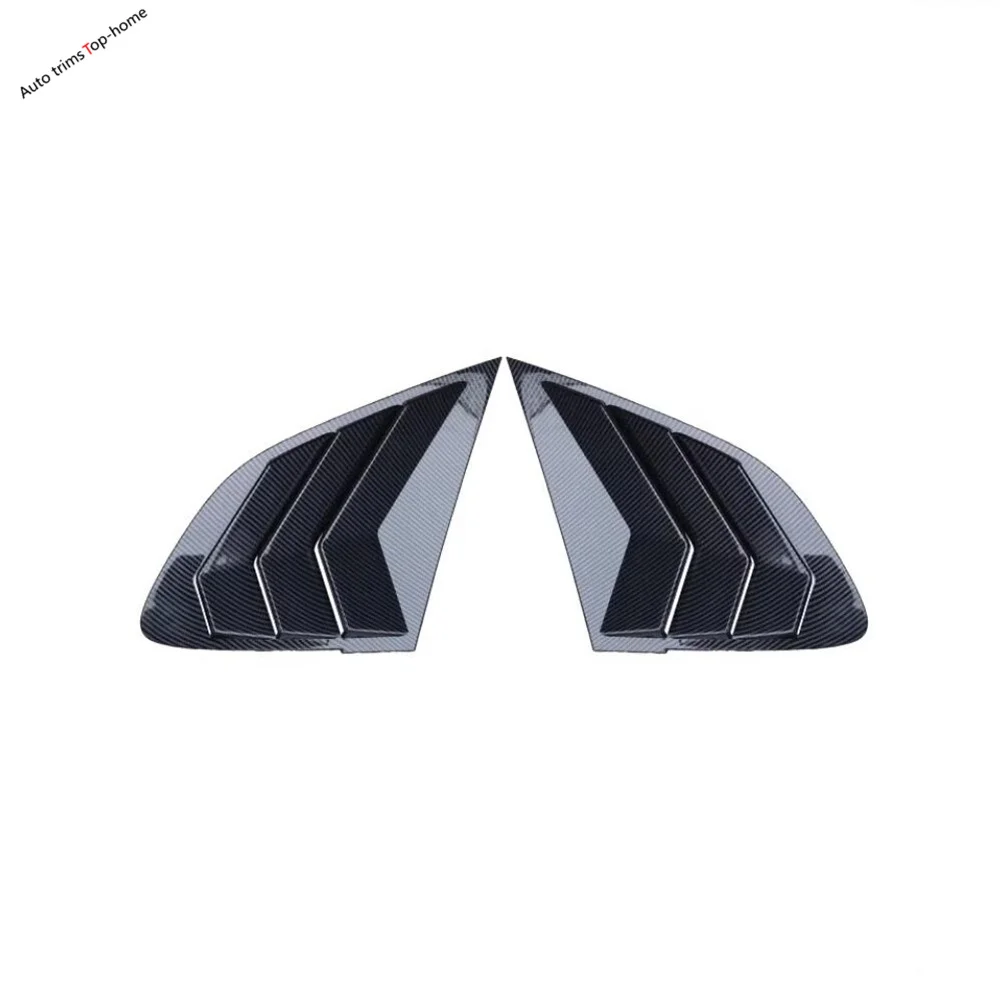 Rear Spoiler Wing Side Window Triangle Decoration Frame Trim Cover Trim Fit For Geely Zeekr 001 2021 - 2023 Car Accessories