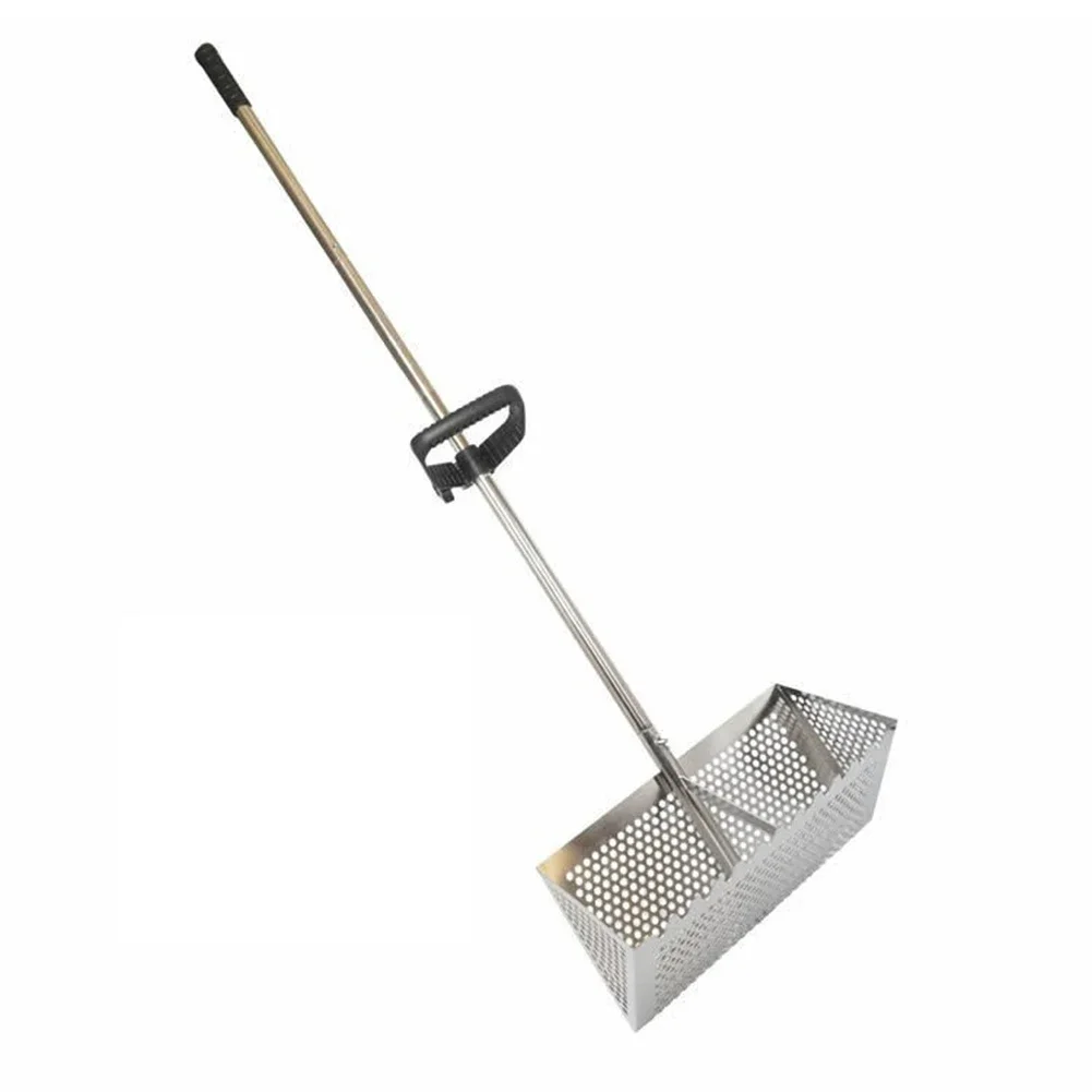 

Stainless Steel Sand Screen Collapsible Shell Shovel Beach Shovel And Screening Gear for Shell Picking Beach Comb And Hunting