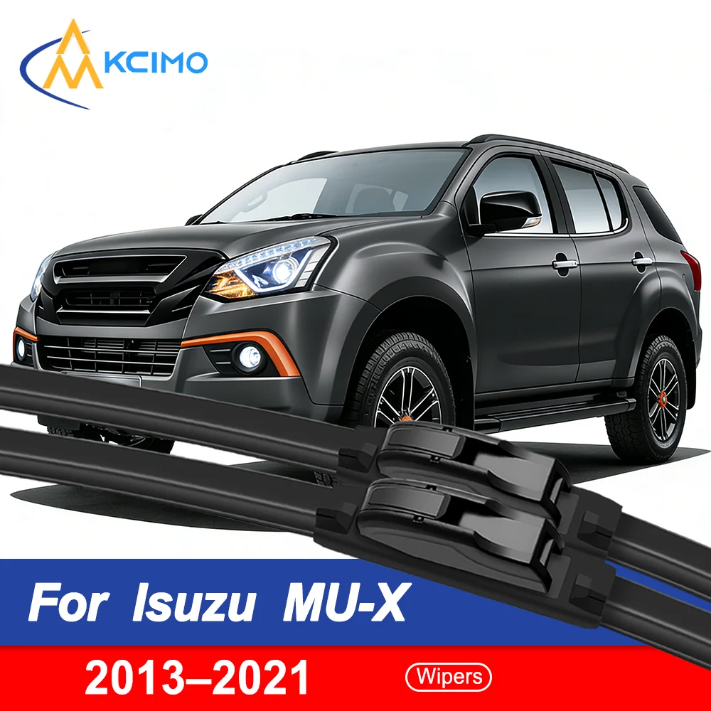 

Front Flat Wiper Blades for Isuzu MU-X RF (2013–2021) – 2 Pack Frameless, Ultra-Quiet, All-Weather Replacement Wipers