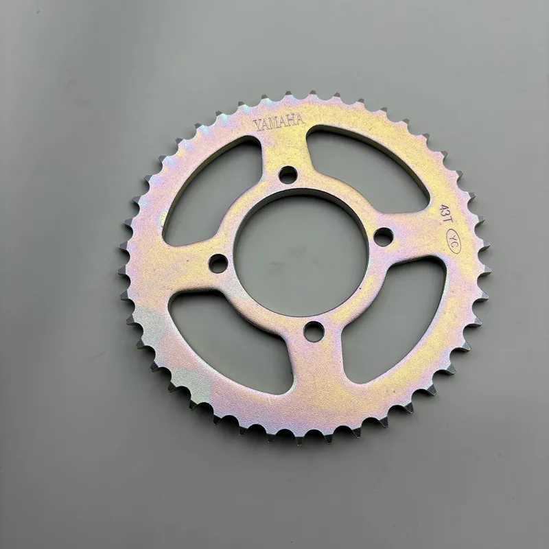 Motorcycle Drive Sprocket Chain Sprocket Suitable for Yamaha Ybr125 Ybr125Sp Ybr125K Ybr125E Yx125 Large Tooth Small Tooth Set Chain Chain Small Tooth Large Tooth Motorcycle Accessories