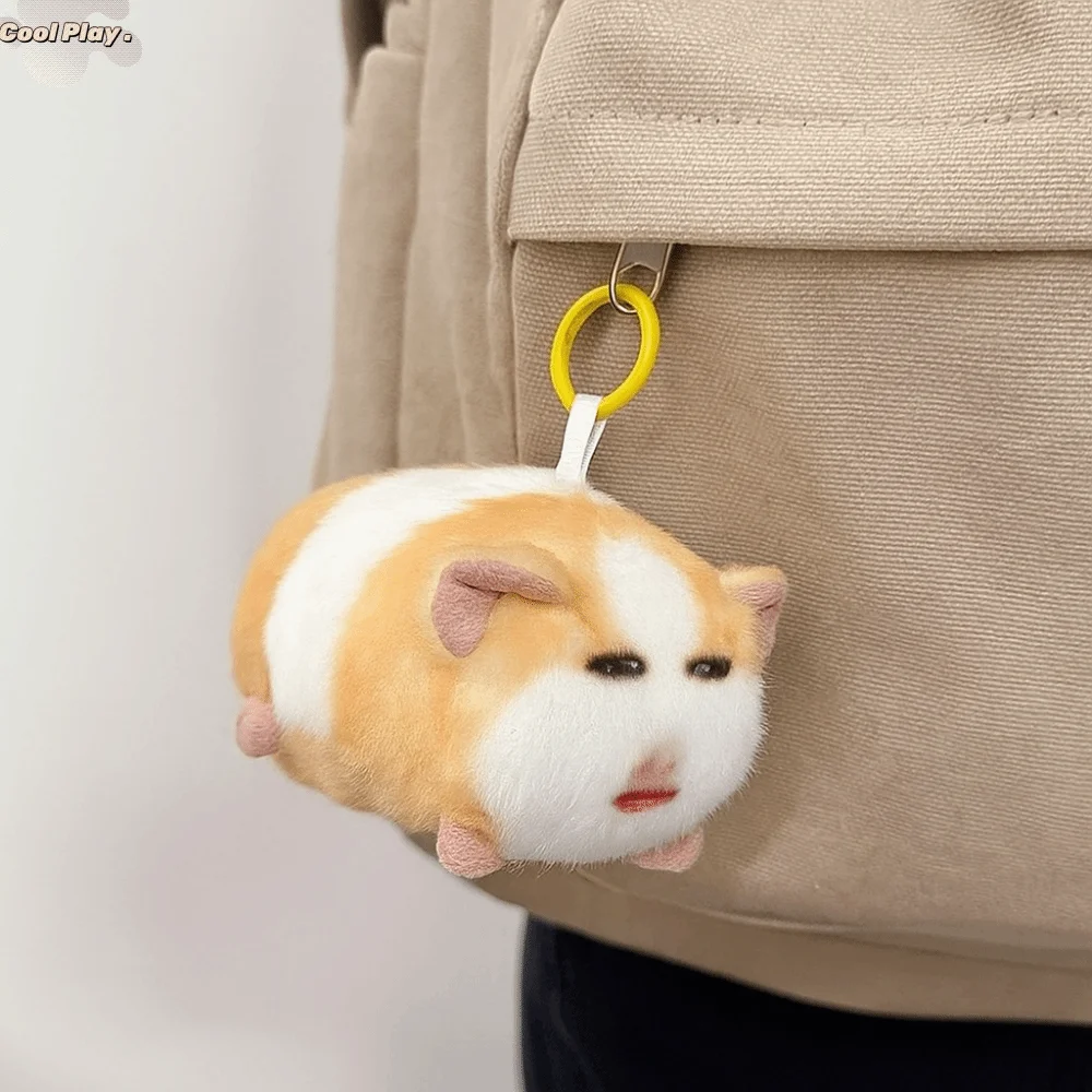 

Cute Funny Plush Dutch Pig Pendant Fluffy Animal Stuff Toys Bag Pendant Cartoon Backpack Doll Pendant Schoolbag