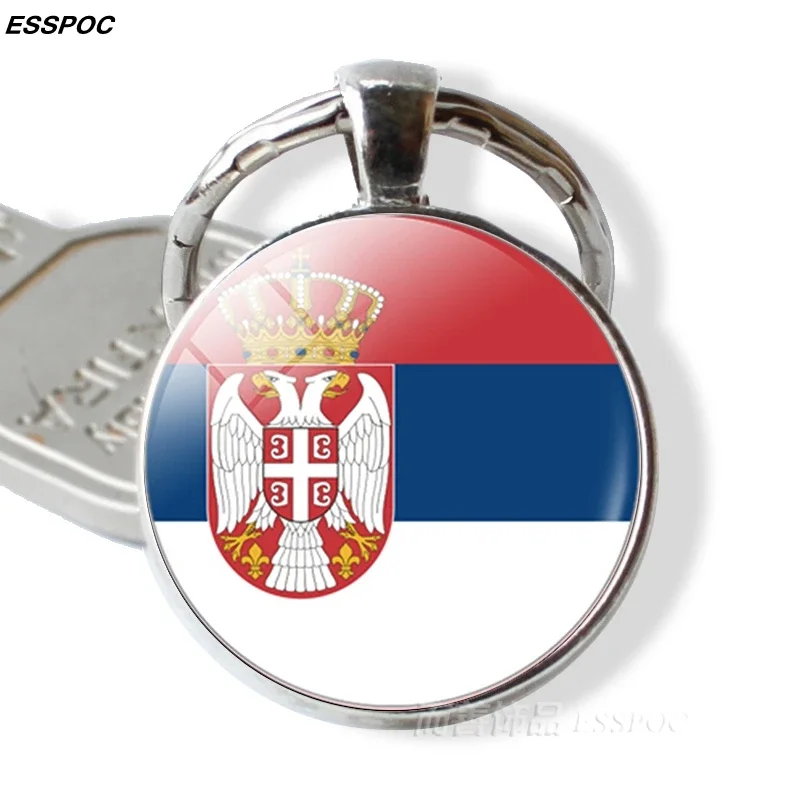 Russia Flag Keychain Eastern European Country Flag Key Chain Ukraine Belarus Estonia Latvia Lithuania Moldova Flag Jewelry Gifts