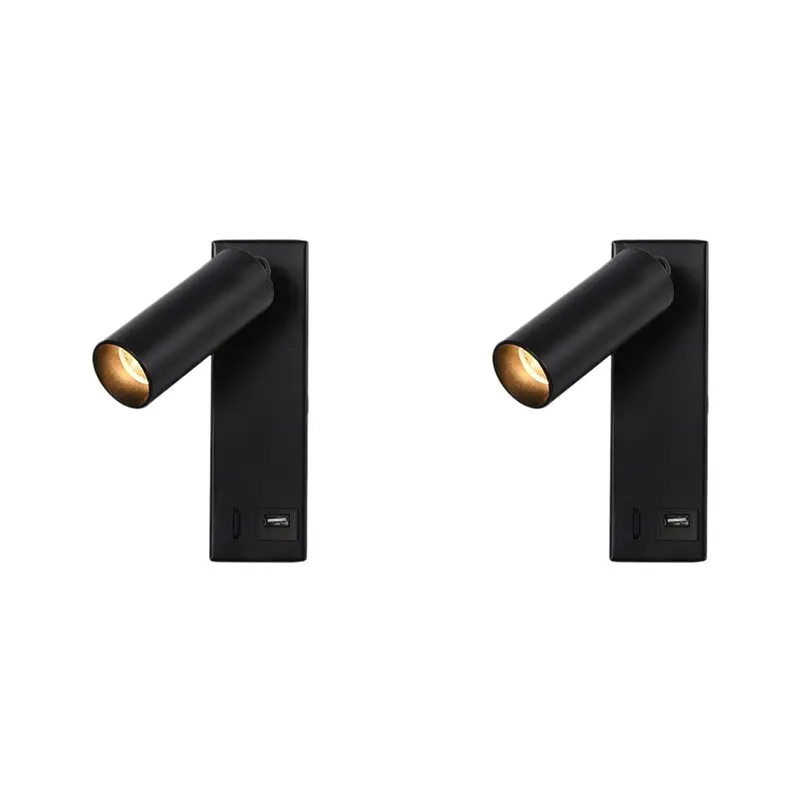 lampada-da-parete-a-led-2x-3w-luce-da-lettura-incorporata-e-orientabile-luce-usb-focalizzata-per-camera-da-letto-comodino-studio-3000k-nera