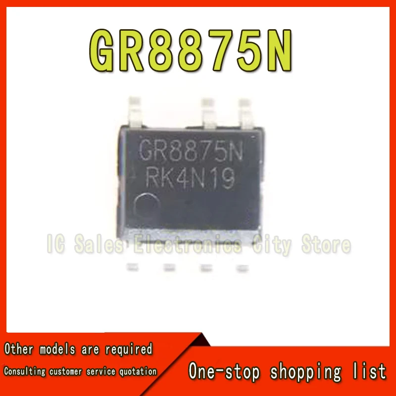 10 Stks/partij GR8875N Chip Patch 7-Voet Sop-7 Schakelende Managementcore Ic