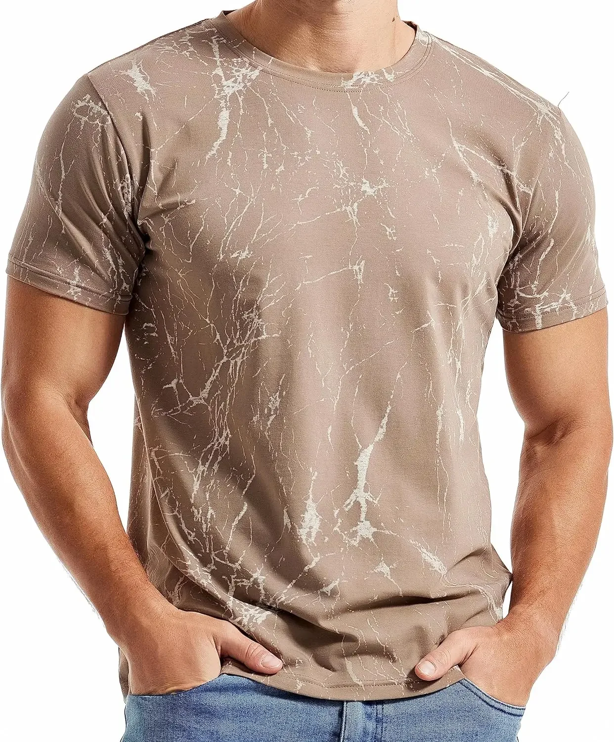 2024 Hot Selling Men's T-shirt Graffiti Pattern 3d Printing Light Comfortable Casual T-shirt Top Fashion Men's Comfortable Cool