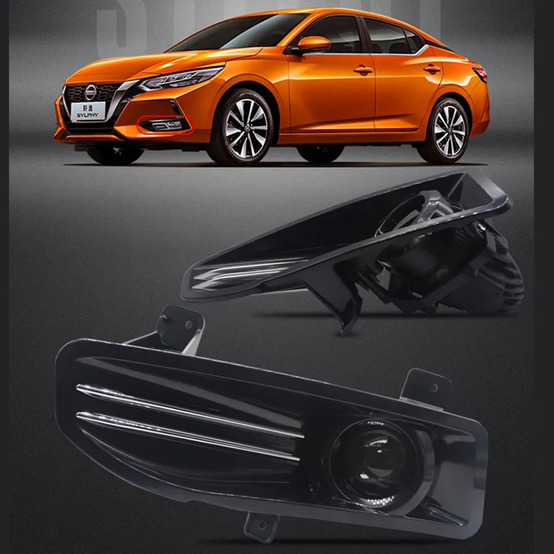 

Car Fog Lamp Retrofit 2 Inch Bi LED Projector Lens Hi Lo Beam for Nissan Sunny Leaf 2017-2024 Models