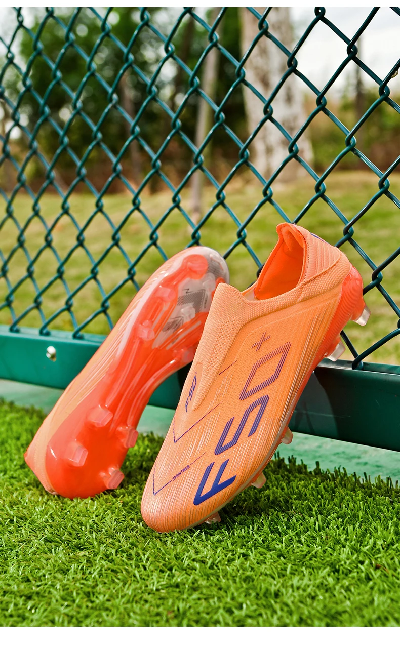 Neue Herren-Fußballschuhe, rutschfeste Stollenschuhe für Rasenplätze, hochgeschnittene, hochwertige Fußballschuhe, Futsal-Sneaker, Indoor- und Outdoor-Modelle, Bestseller. – Detail 25