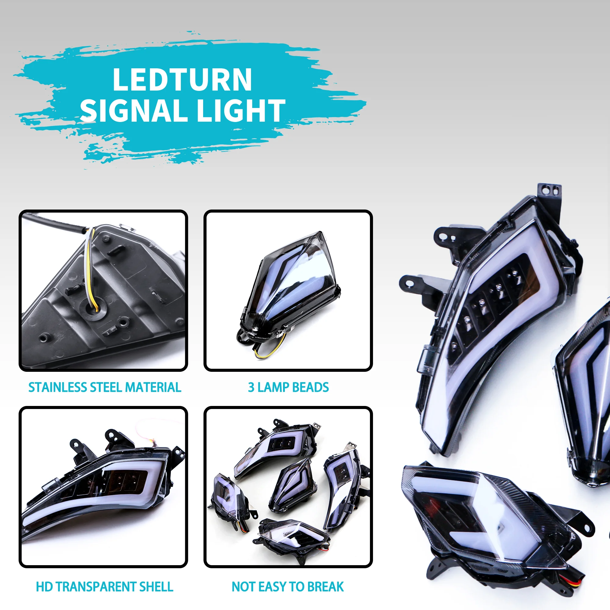 Fit For Yamaha 2012 - 2016 T-MAX 530 Tmax530 Integrated Tmax 530 T-max 530 2013 2014 2015 Turn Signal  Light Rear Brake Light