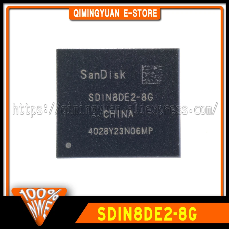 

1PCS~20PCS/LOT 100% NEW SDIN8DE2-8G SDIN8DE2 BGA153 original EMMC 8g mobile phone flat chip