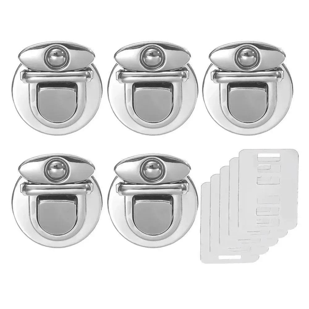 1/5Pcs Case Bag Accessories Bag Clasp DIY Components Craft Catch Buckles Hardware Closures Snap Metal Locks