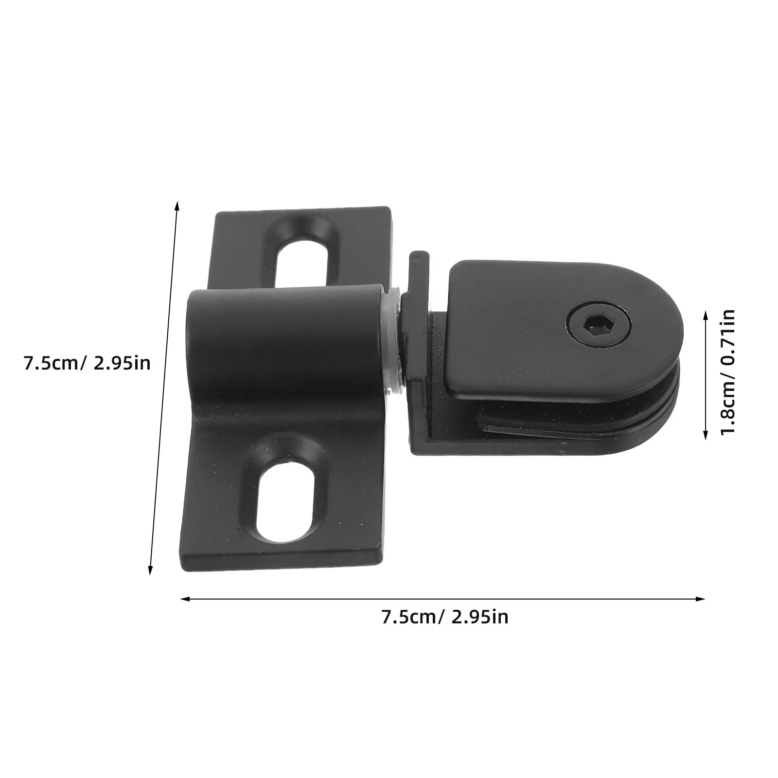 Glass Shower Door Pivot Hinge Stainless Steel Heavy Duty Two Way Opening Versatile Fit for Frameless Enclosures Modern Aesthetic