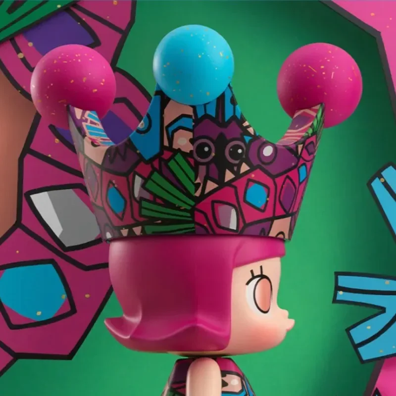 POP MART Original and Genuine Product  MEGA MOLLY ROYAL 400% Meilin Jia Chen Big Child Blind Box, Exquisite Decorative Gift