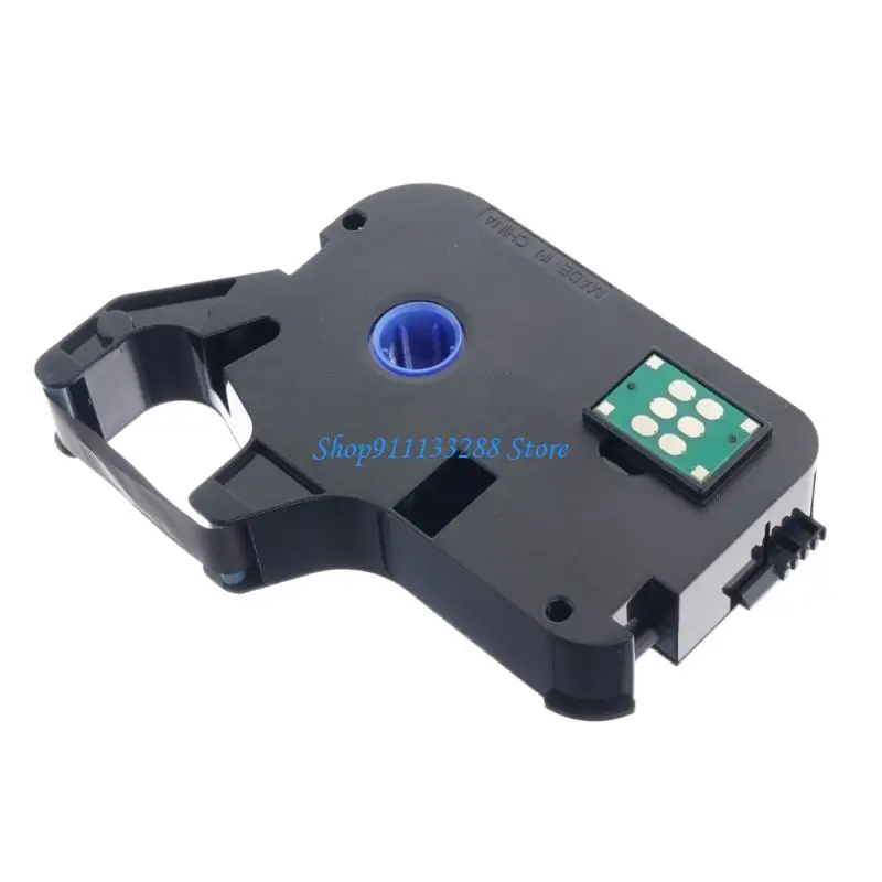 

G88D TP-R100b Лента для этикеток 12 мм, 100 м для машины с квадратными номерами TP60i TP66i Shuo