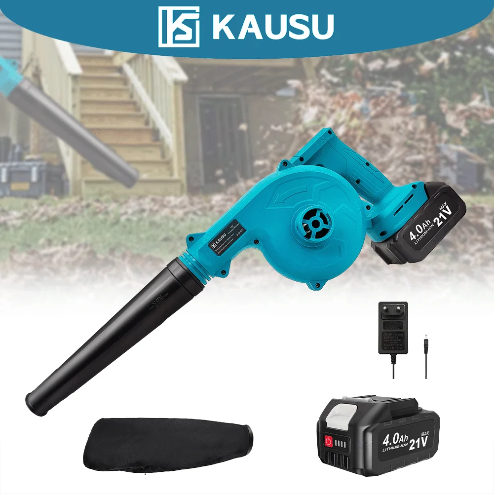 Electric Air Blower Vacuum Cleaner 2 In 1 Leaf Snows Dust Collector Blowing Suction Cordless Tools For Makita 18V Battery