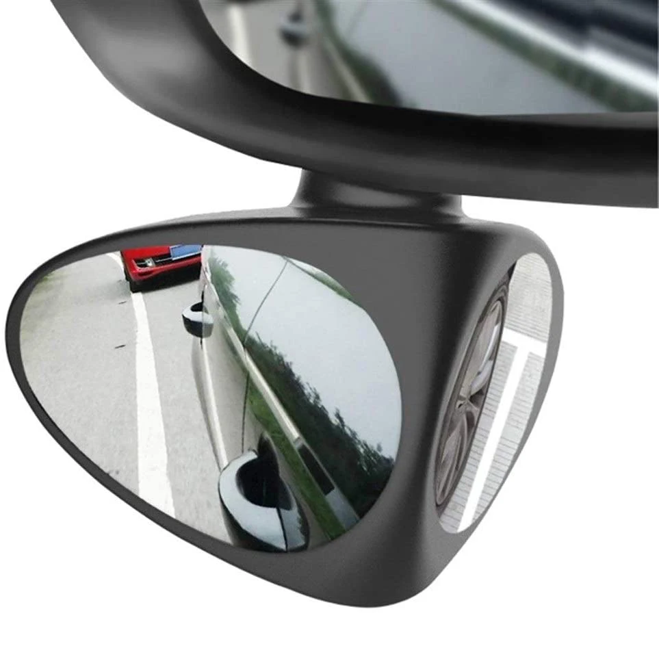 

2 in 1 Car Blind Spot Wide Angle Mirror 360 Rotation Adjustable Convex Rear View Mirror View front wheel Auto Car mirror