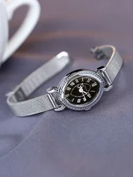 Top Mini JULIUS Women's Watch Japan Quartz Lady Hours Fine Fashion Bracelet Band Leather Clock Oval Retro Girl's Gift No Box