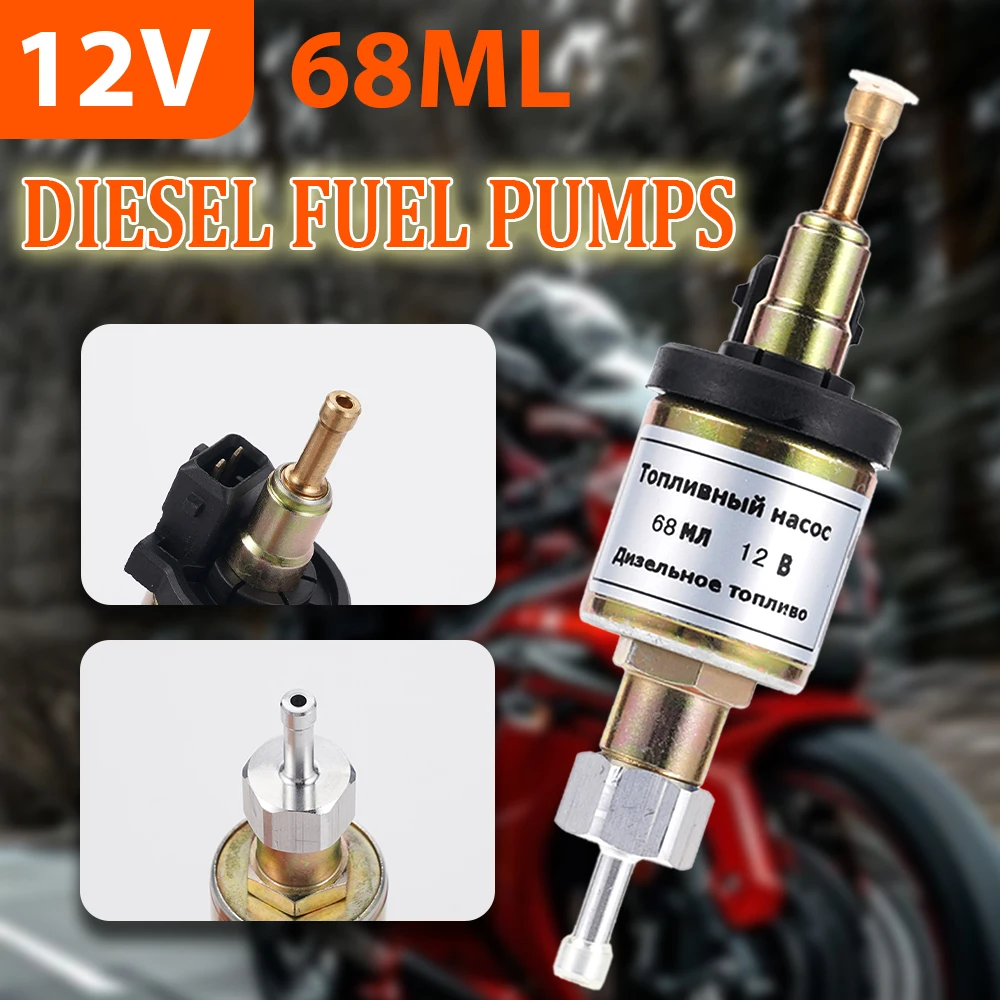 

68ml Universal Ultra Quiet With Plug 12V Accessories Heater Fuel Air Car Pump 1-8KW Heater Car Pump Accessories
