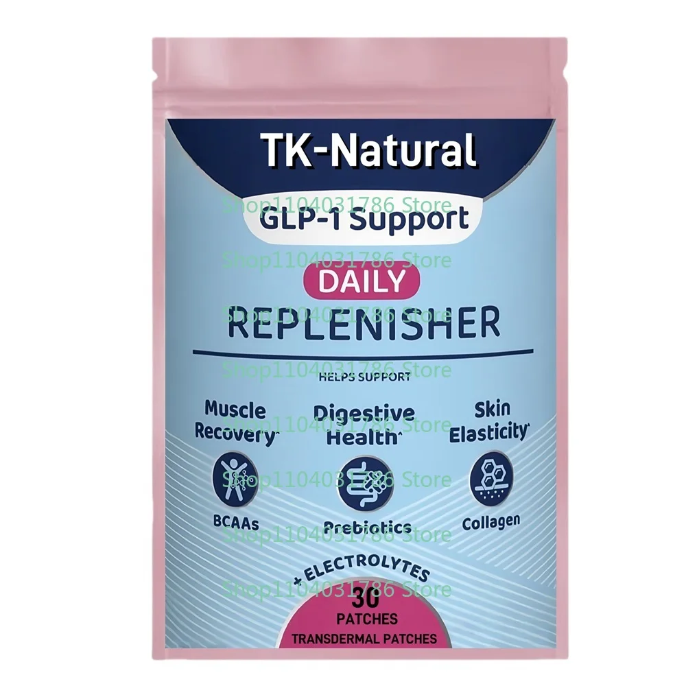 30 Patches GLP-1 Nutritional Support Transdermal Patches With Prebiotics Collagen Peptides Digestive Health & Skin Elasticity