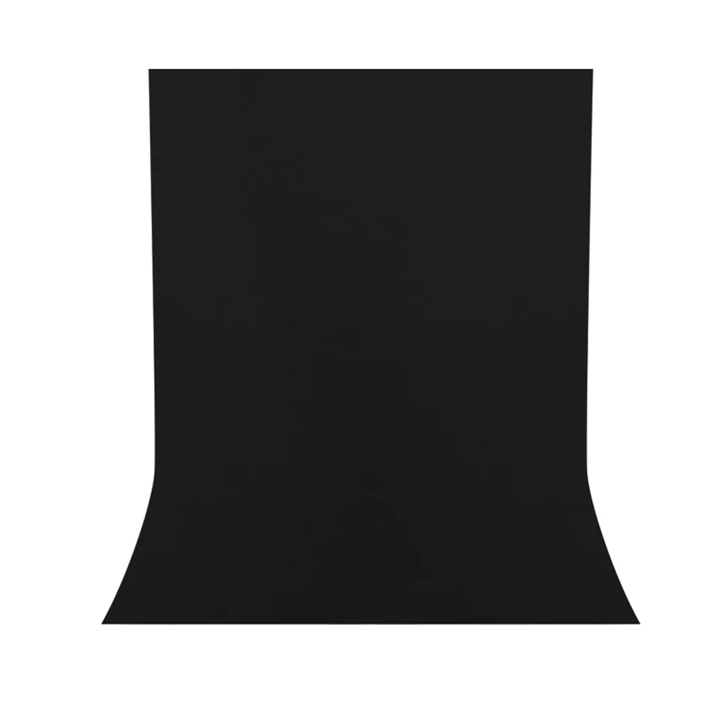 1pc Black 3X2M Durable Solid Color Background Cloth For Photography Portrait Video Shoot Photo Backdrop Studio Use Photography