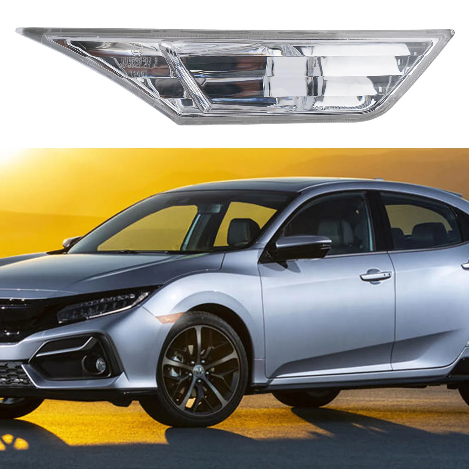 

High Quality Practical Brand New Car Signal Light Lamp White Light Car Accessories Clear Shell Lamp Side Marker