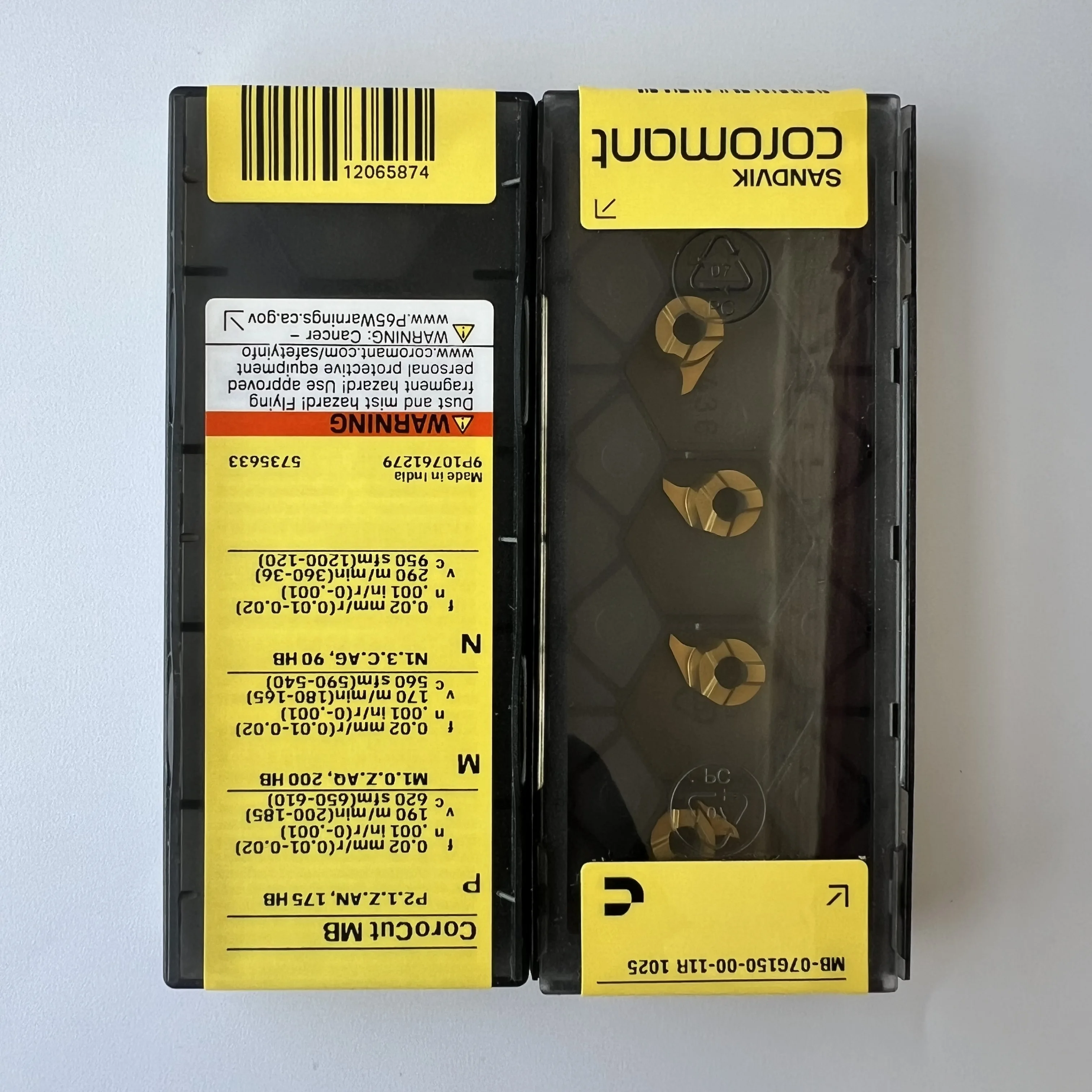 

MB-07G150-00-11R 1025 / Original product CNC cemented carbide blade 10 Pcs