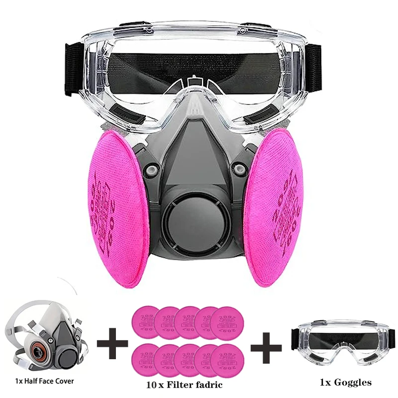 6200 with 2097 gas mask Formaldehyde mask Spray paint special gas dust chemical pesticides coal mine activated carbon mask