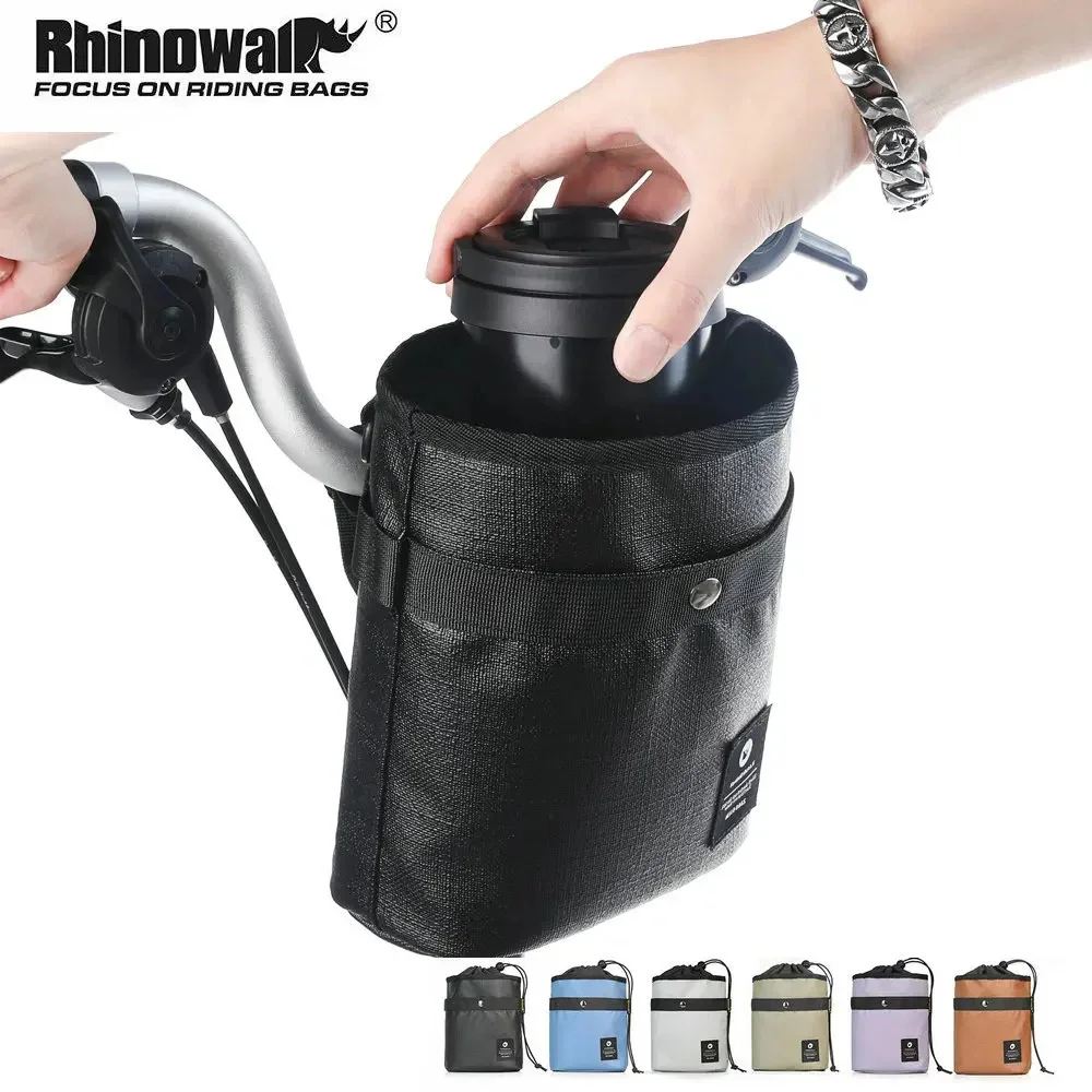 Rhinowalk Bike Handlebar Bag Bicycle Stem Snack Bag Bike Water Bottle Storage Pouch Bike Front Bag Cycling Shoulder Bag