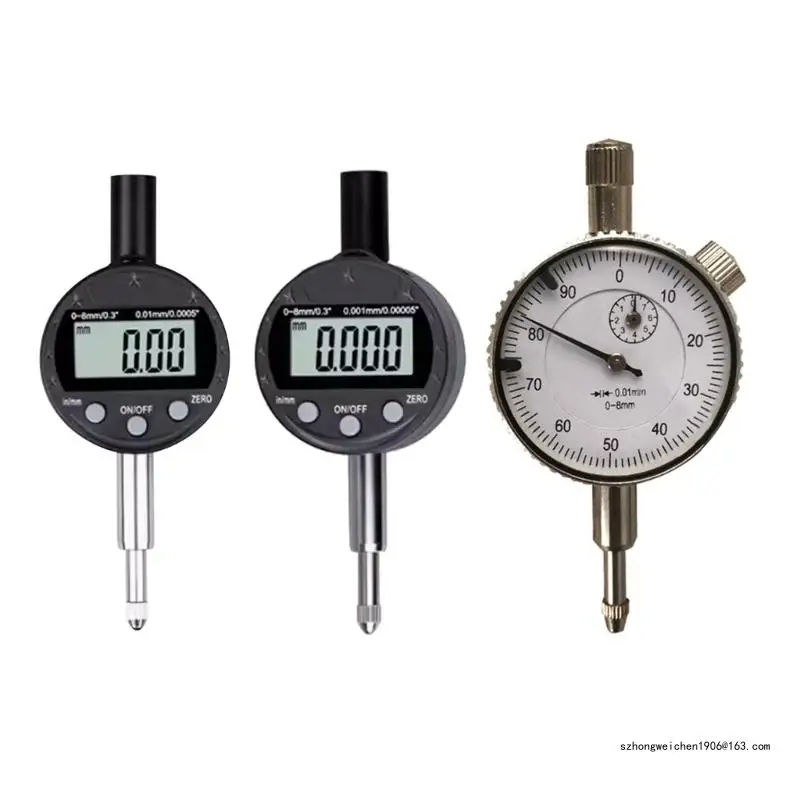 

28GF Precisions 0.01mm/0.001mm Dial Gauges 0-8mm Meter Dial Gauges