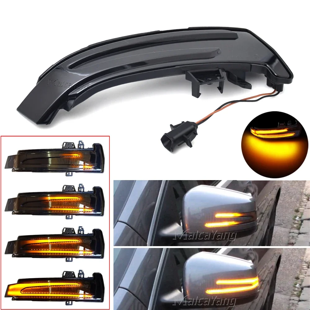 New Dynamic Blinker LED Turn Signal Light Indicator For Mercedes-Benz A B C E S CLA GLA CLS Class W176 W246 W204 W212 C117 X156