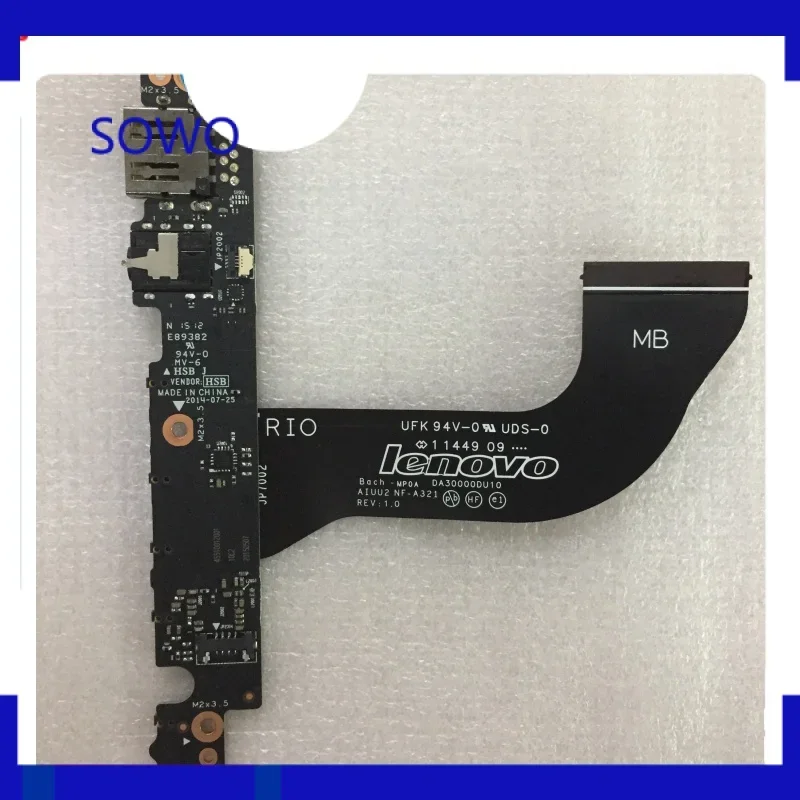 New Original for Lenovo Yoga 3 Pro 1370 laptop aiuu2 NS-A322 USB board audio board 5c50g97364 free. And fast shipping