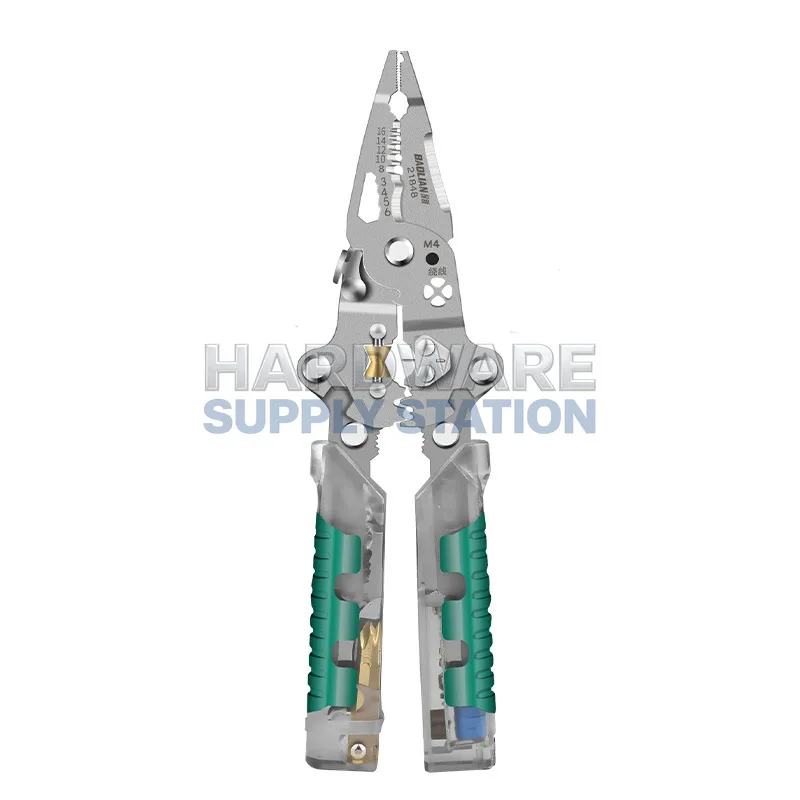 

32 in 1 multifunctional wrench, wire splitting pulley, electric pen pliers, folding measuring pen, wire stripping pliers