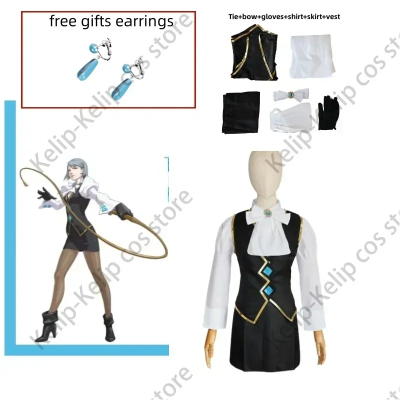 Game Ace Attorney Investigations: Miles Edgeworth Mei Karuma Franziska Von Karma Cosplay Costume Work Uniforms Woman Party Suit