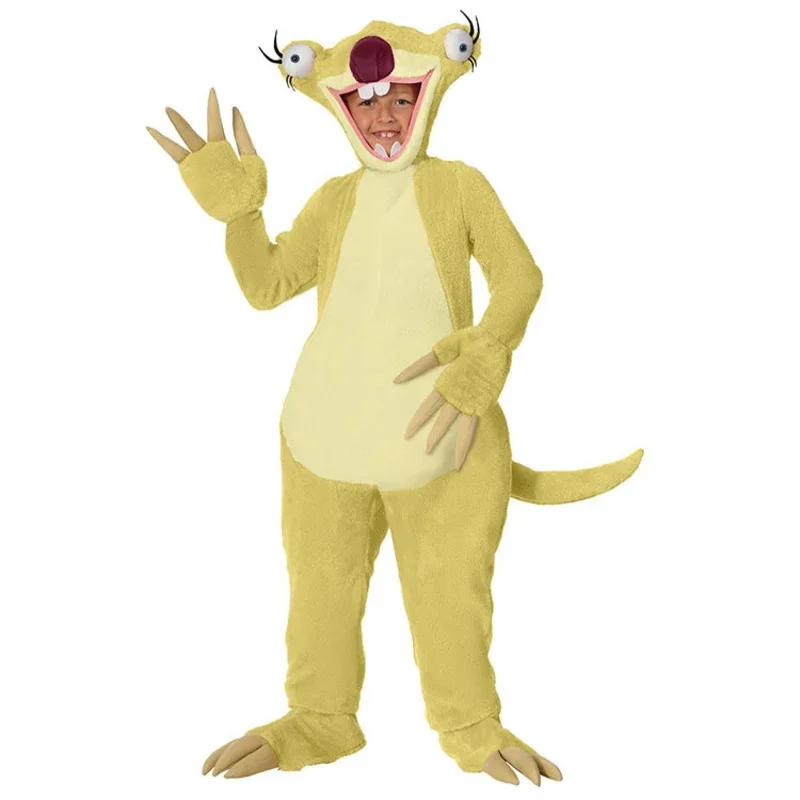 

Halloween Costume Stage Performance Cosplay Movie Character Costume "Ice Age" Costume Sloth Sid Clothing For Kids