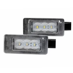 Car LED License Plate Number Light for Citroen C5 III Peugeot 207 CC 308 MK2 2008 208 with Built-in Canbus Controller