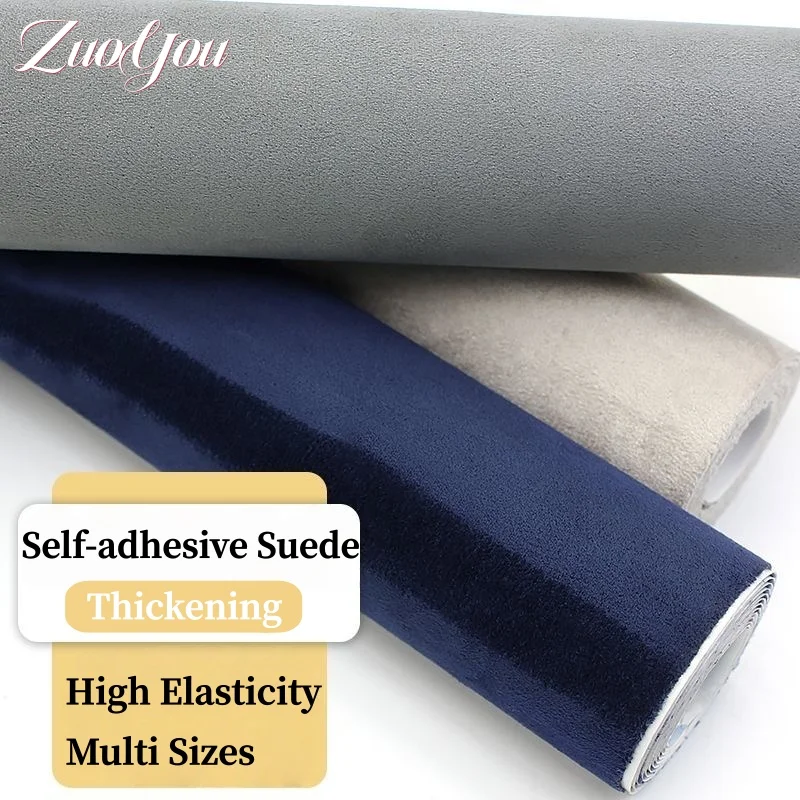 

Suede Fabric Adhesive Alcantara for Auto Interior Decor Self-adhesive Suede Wrap Headliner Upholstery Modification Car Sticker