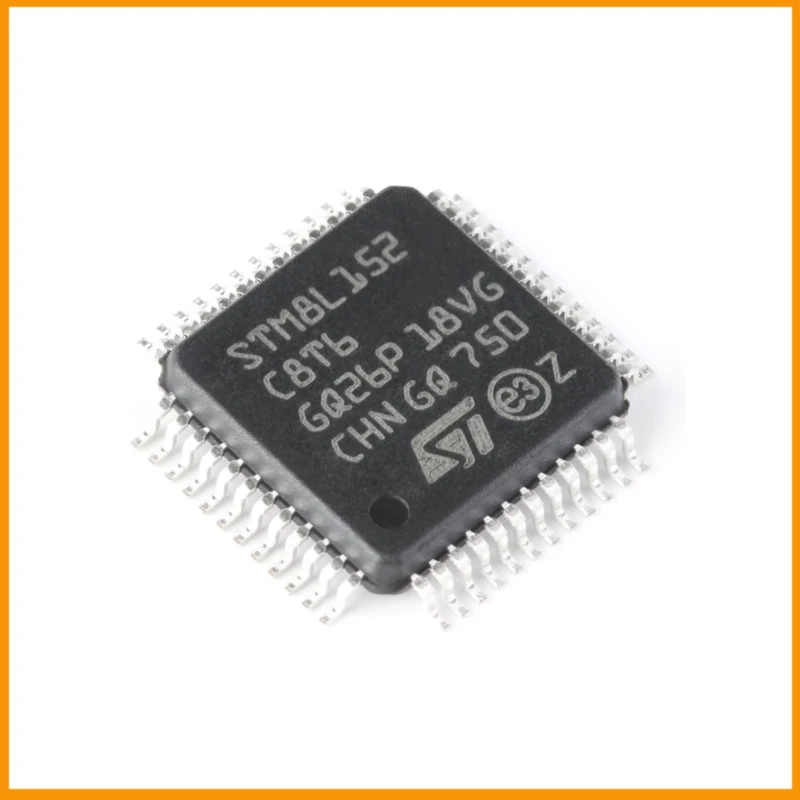 1~5Pcs  New Original  STM8L152C8T6 STM8L152  EnergyLite Microcontroller IC 8-Bit 16MHz 64KB (64K x 8) FLASH 48-LQFP (7x7)