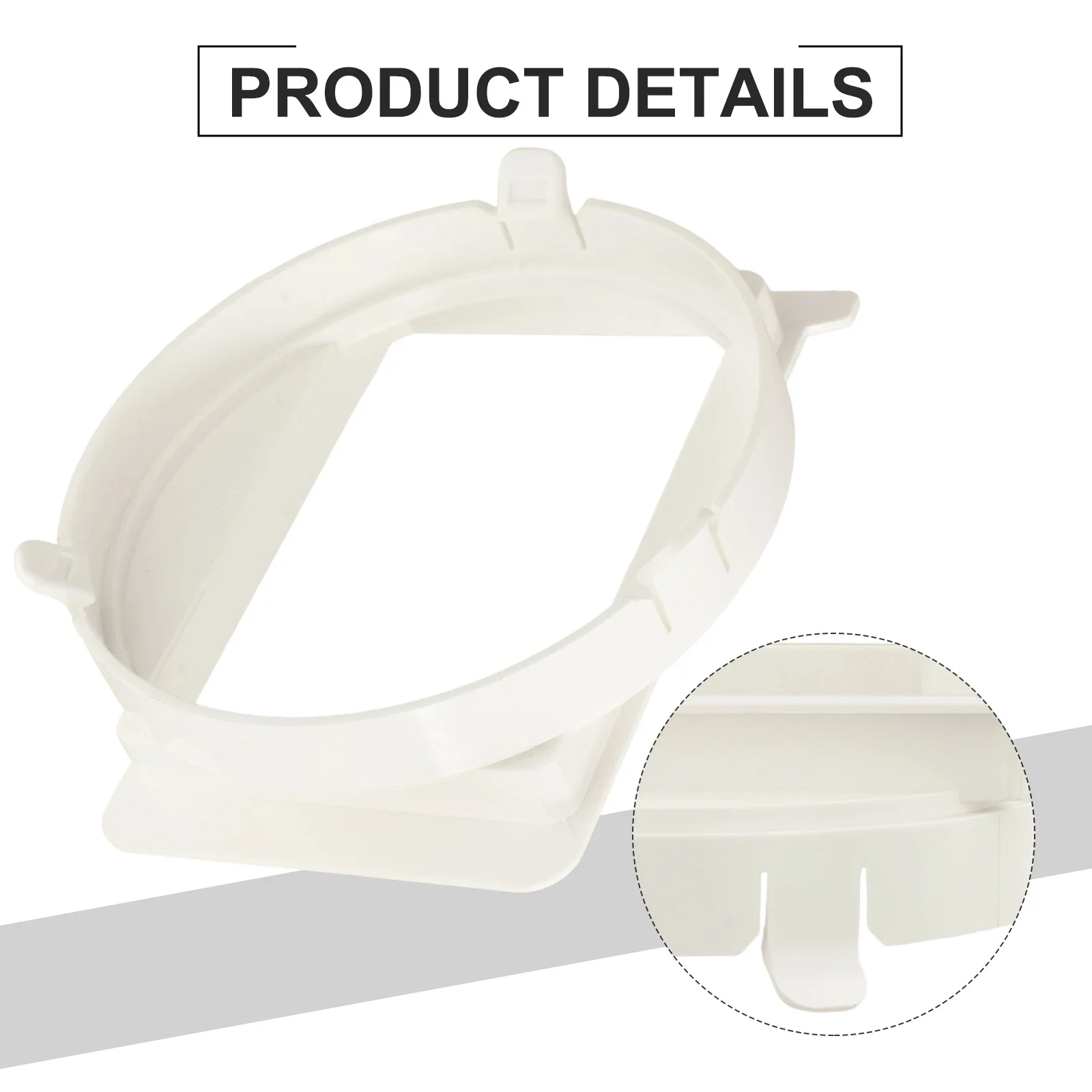 Exhaust Pipe Interface Adapter Suitable for Midea Portable Air Conditioner Hose Connector Supporting 13cm Diameter