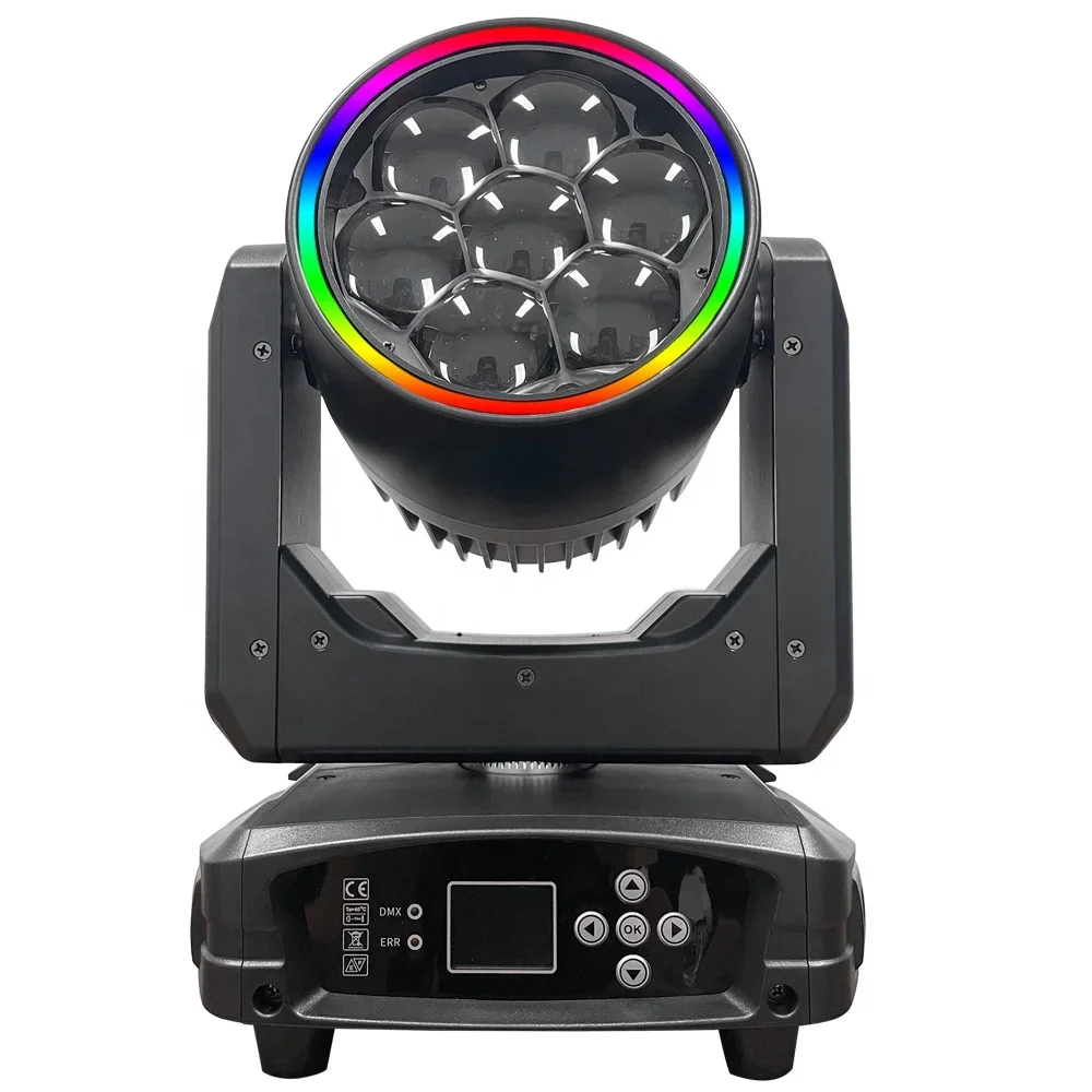 

SP Dmx 512 Led Wash Moving Head Light Bee Eye 7*40W Rgbw 4In1 Dj Disco With Zoom Dyeing Beam Effect Stage Lights for stage DJ