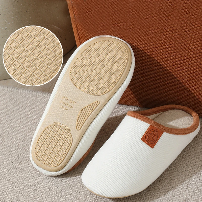 

Зимние теплые меховые тапочки для мужчин и женщин, домашняя нескользящая мягкая обувь для пар, удобные домашние плюшевые тапочки на плоском каблуке для спальни