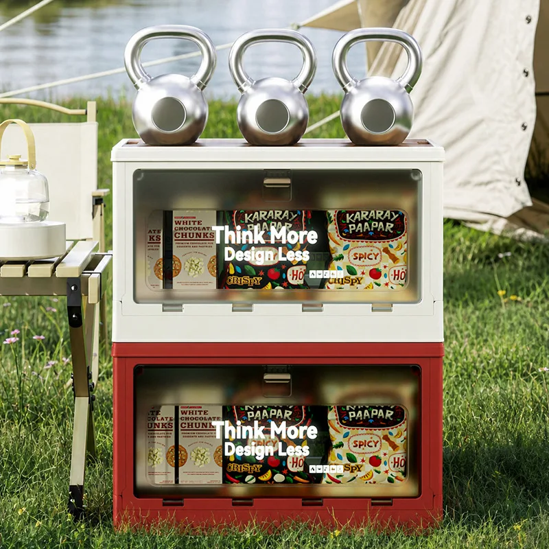 Large-capacity storage box outdoor sub-box trunk organizer box vehicle-mounted camping collapsible storage box, storage box
