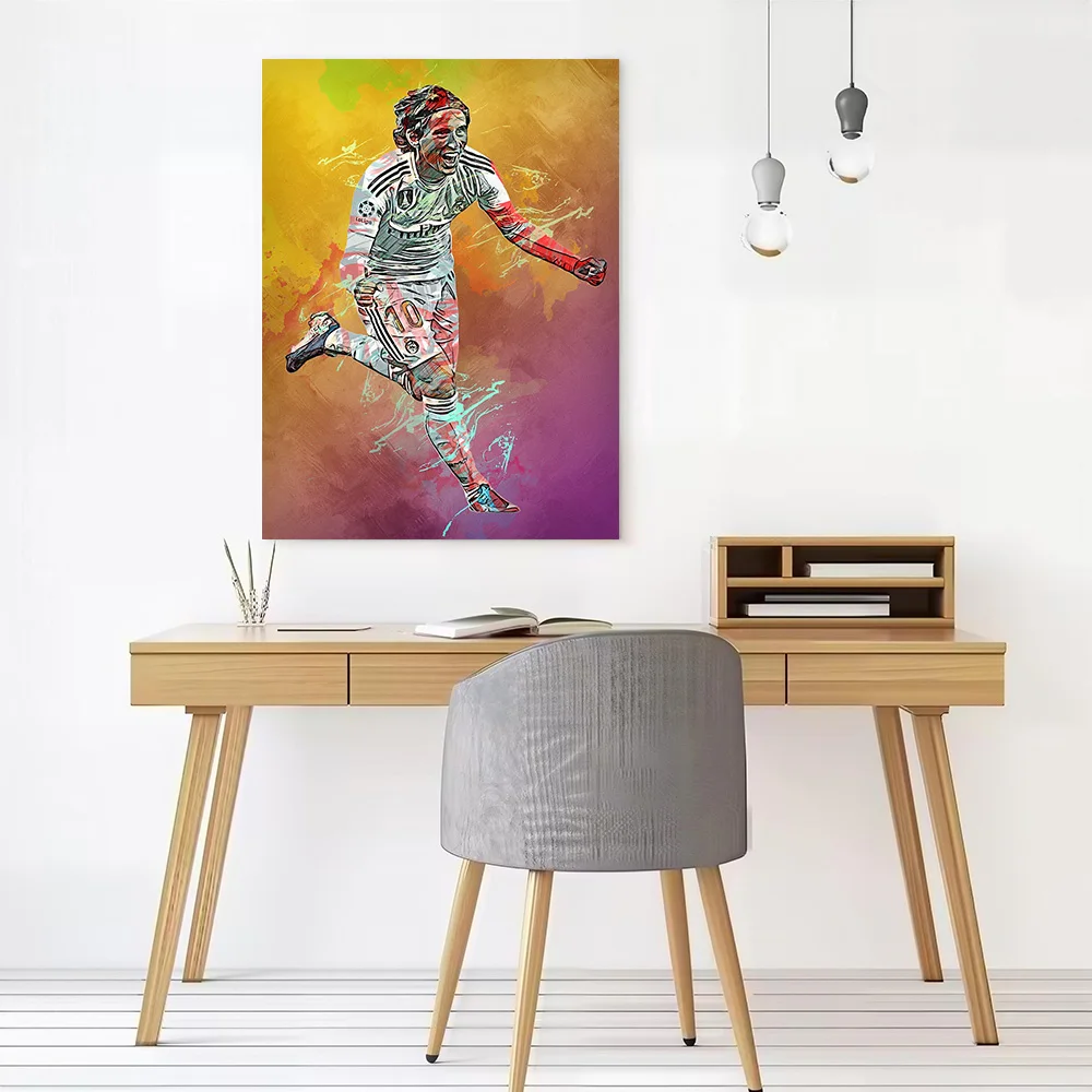 Luka Modric Canvas Poster Customizable Pictures Wall Art Canvas Painting for Modern Home Decoration Ornaments Room Decorations