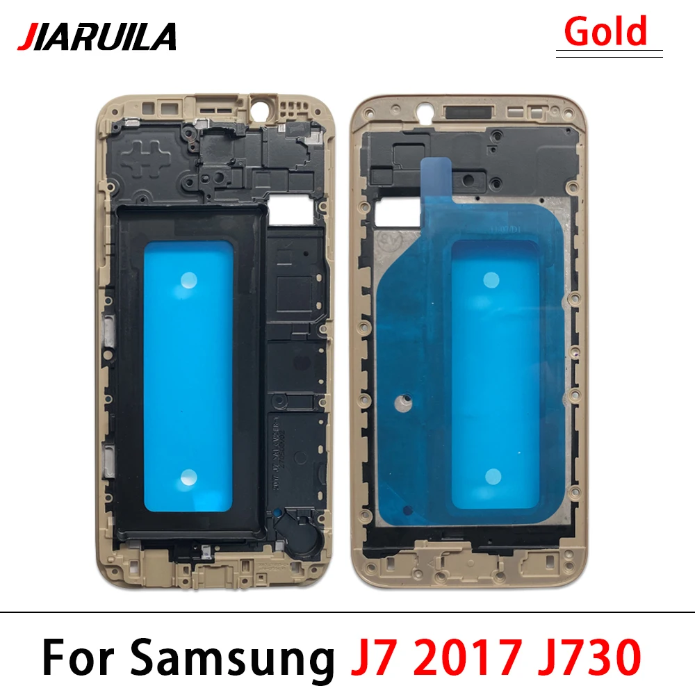 NEW Housing LCD Frame For Samsung J7 2017 J730 J7 Prime J7 Pro J7 J710 2016 Front Housing Middle Faceplate