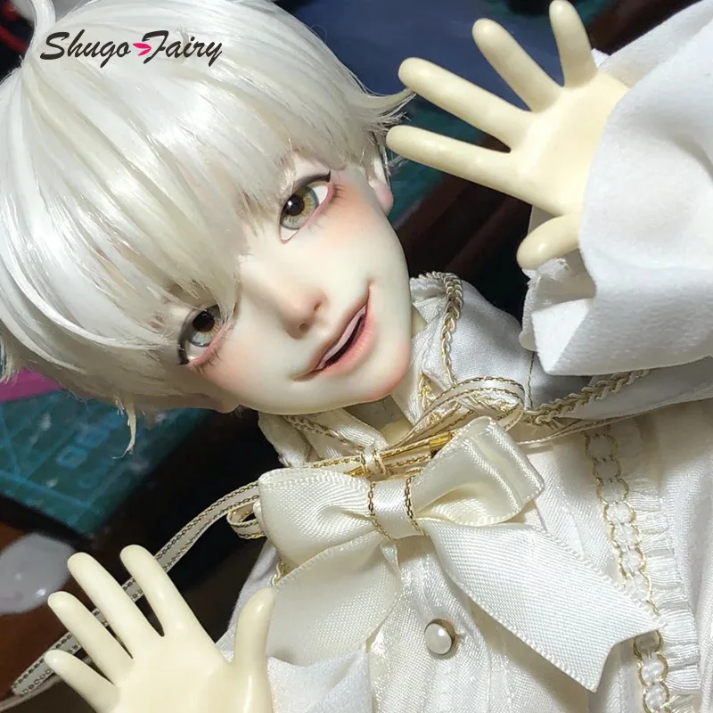 ShugaFairy Bjd Dolls Head 1/4 AHe Śmiech ze szczęśliwymi oczami Atrakcyjny styl Straszna lub delikatna Wysokiej jakości lalka z przegubami kulowymi