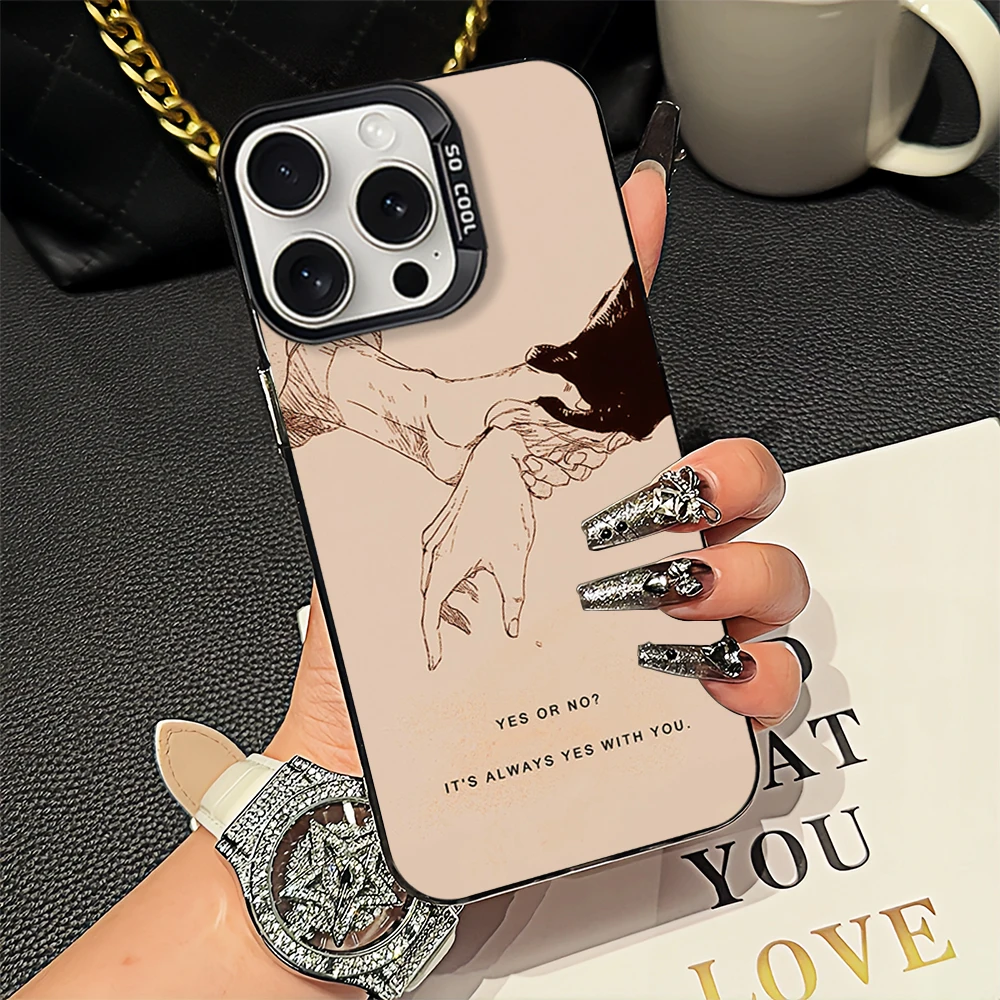 Novel The Foxhole Court Neil Andrew AFTG Phone Case for iPhone 12 11 13 14 15 16 Max Pro Plus Laser IMD Color Shell